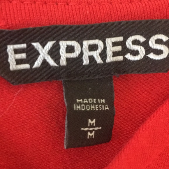 Express Red Dress - Picture 3 of 4